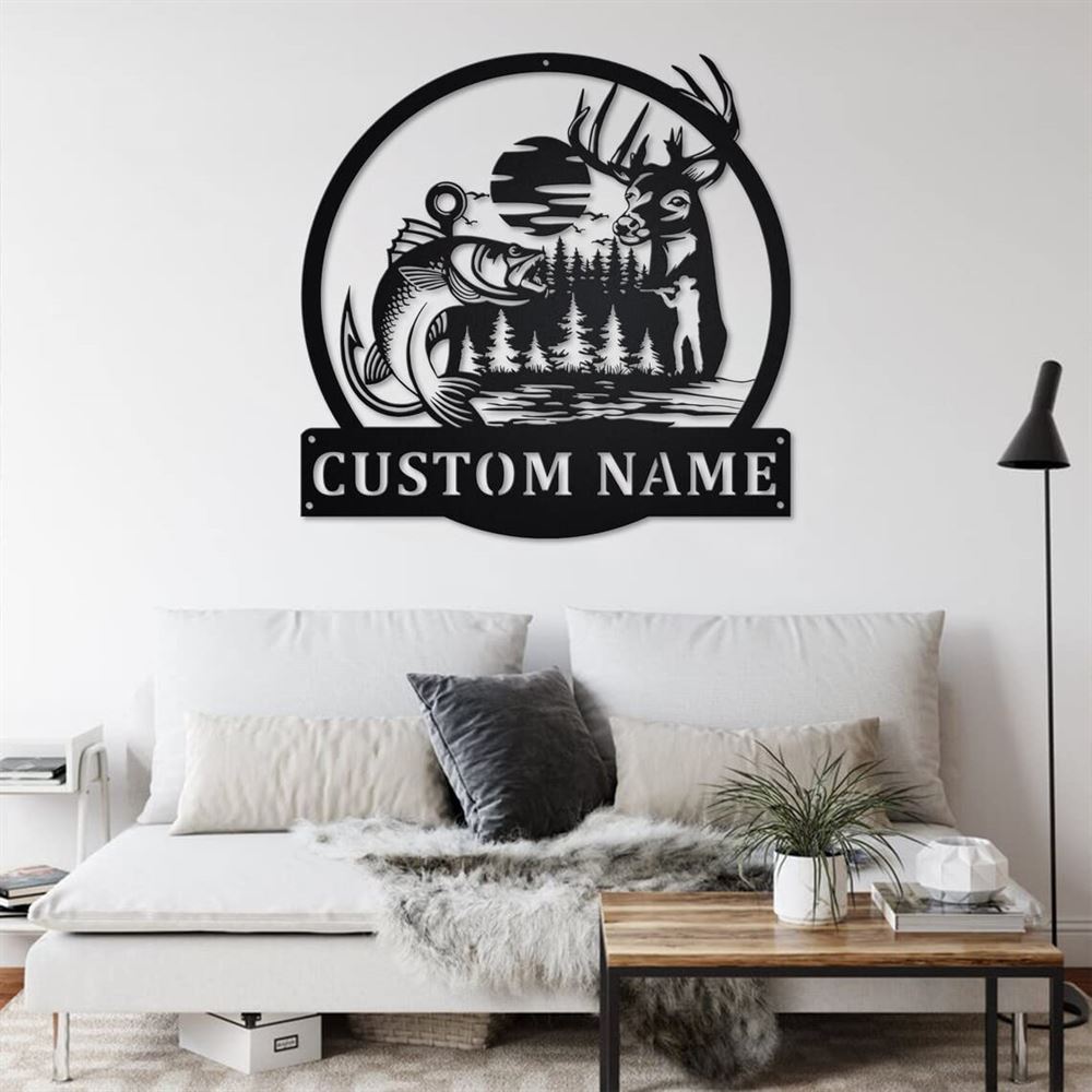 Custom Metal Farm Sign, Outdoor Hunting Metal Wall Art, Gift Ideas For Farm Woman, Large Metal Outdoor Signs, Outdoor Metal Sign Frames