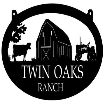 Custom Metal Farm Sign, Small Metal Farm Sign, Gift Ideas For Farm Woman, Large Metal Outdoor Signs, Outdoor Metal Sign Frames