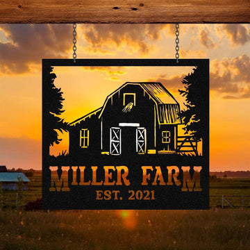 Custom Metal Farm Signs, Barn Outdoor Farmhouse, Gift Ideas For Farm Woman, Large Metal Outdoor Signs, Outdoor Metal Sign Frames