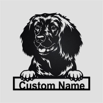 Custom Metal Sign, American Water Spaniel Metal Sign, Anniversary Gift, Dog House Sign, Dog Wall Art, Outdoor Sign, Home Decor Sign