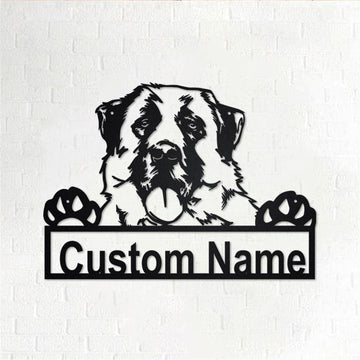 Custom Metal Sign, Anatolian Shepherd Metal Sign, Anniversary Gift, Dog House Sign, Dog Wall Art, Outdoor Sign, Home Decor Sign
