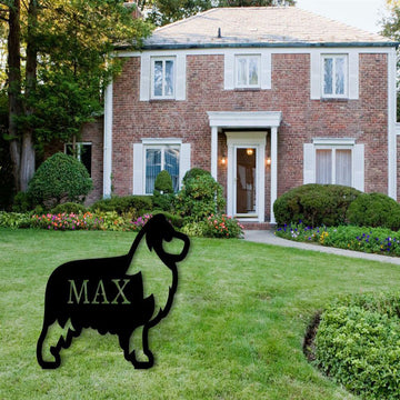 Custom Metal Sign, Australian Shepherd Metal Sign, Anniversary Gift, Dog House Sign, Dog Wall Art, Outdoor Sign, Home Decor Sign