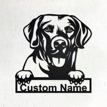 Custom Metal Sign, Chesapeake Bay Retriever Metal Sign, Anniversary Gift, Dog House Sign, Dog Wall Art, Outdoor Sign, Home Decor Sign