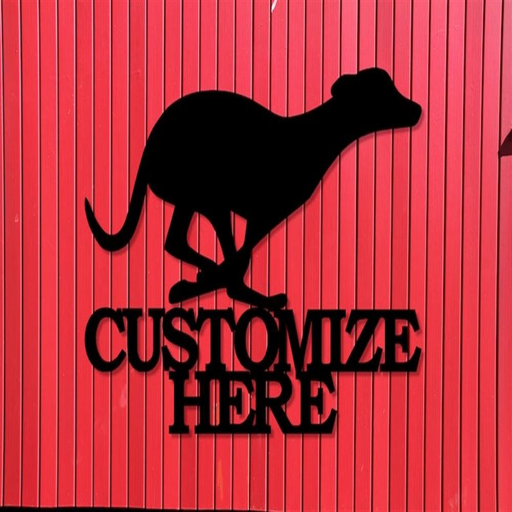 Custom Metal Sign, Dog Racing Metal Sign, Anniversary Gift, Dog House Sign, Dog Wall Art, Outdoor Sign, Home Decor Sign