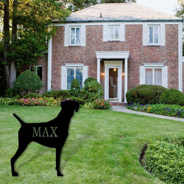 Custom Metal Sign, English Pointer Metal Sign, Anniversary Gift, Dog House Sign, Dog Wall Art, Outdoor Sign, Home Decor Sign