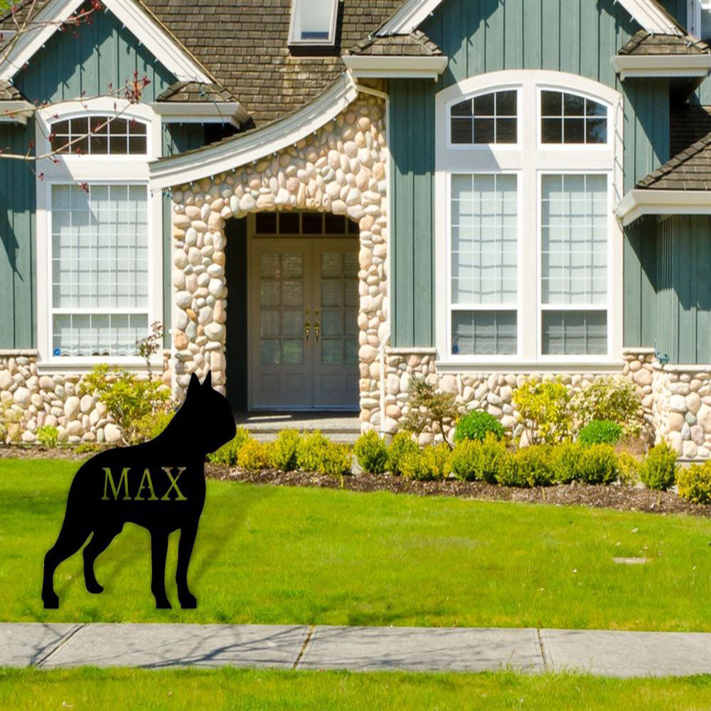 Custom Metal Sign, French Bulldog Metal Sign, Anniversary Gift, Dog House Sign, Dog Wall Art, Outdoor Sign, Home Decor Sign