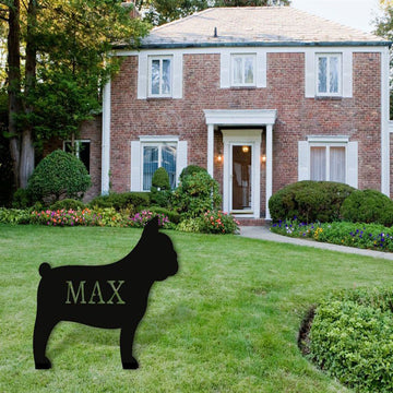 Custom Metal Sign, French Pug Dog Metal Sign, Anniversary Gift, Dog House Sign, Dog Wall Art, Outdoor Sign, Home Decor Sign