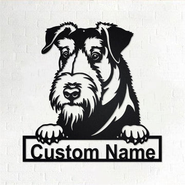 Custom Metal Sign, Velshterer Dog Metal Sign, Anniversary Gift, Dog House Sign, Dog Wall Art, Outdoor Sign, Home Decor Sign