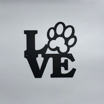 Dog Lovers Metal Sign, Anniversary Gift, Dog Wall Decor, Dog Wall Art, Home Decor Sign