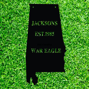 Established Family Sign, Metal Address Sign, Metal Monogram Sign, Wall Metal Sign, Home Decor Sign, Anniversary Gift, Wall Decoration Art