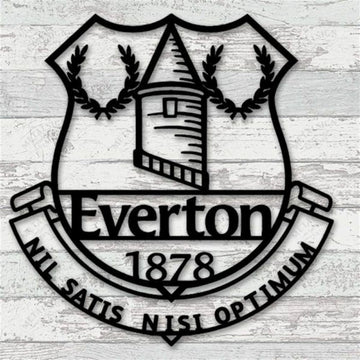 Everton Metal Wall Art, Metal Sign Led Wall Decor, Cut Metal Sign, Metal Wall Art, Metal House Sign, Wall Metal Sign, Home Decor Sign