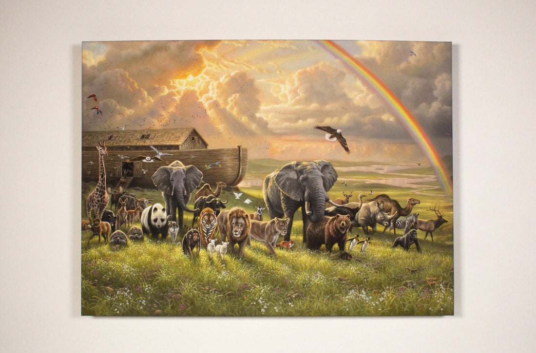 A New Beginning 18x24 Fully Illuminated LED Wall Art