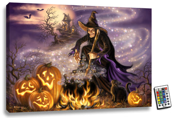 All Hallow's Eve 18x24 Fully Illuminated LED Wall Art