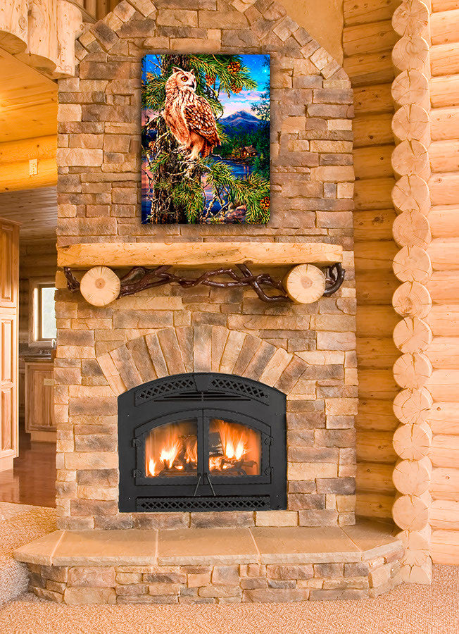 Wisdom of the Woods 18x24 Fully Illuminated LED Wall Art