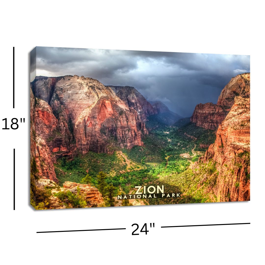 Zion 18x24 Fully Illuminated LED Wall Art