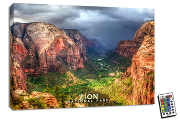 Zion 18x24 Fully Illuminated LED Wall Art