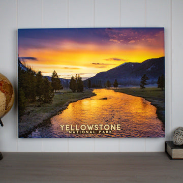 Yellowstone 18x24 Illuminated LED Wall Art