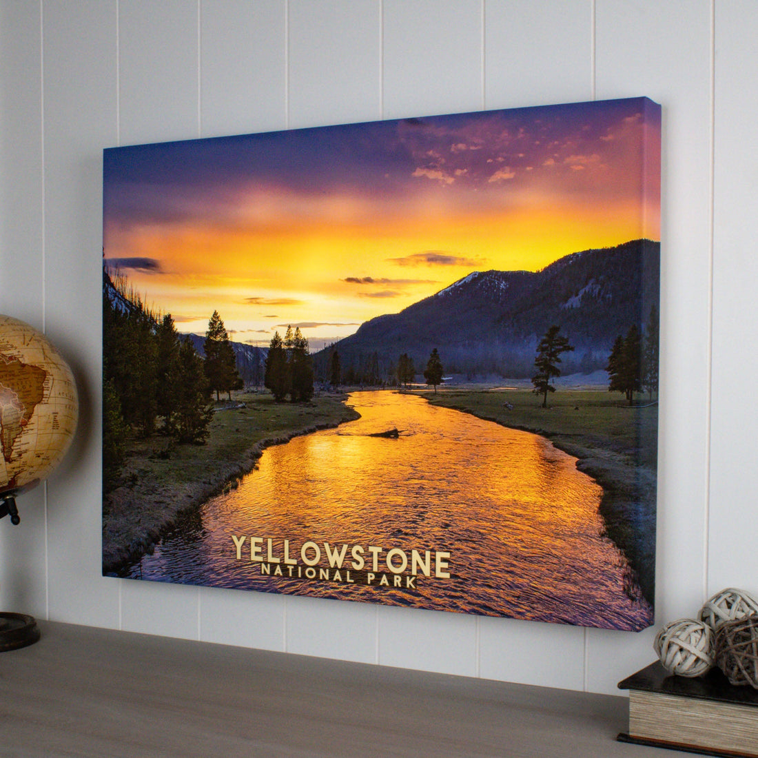 Yellowstone 18x24 Illuminated LED Wall Art