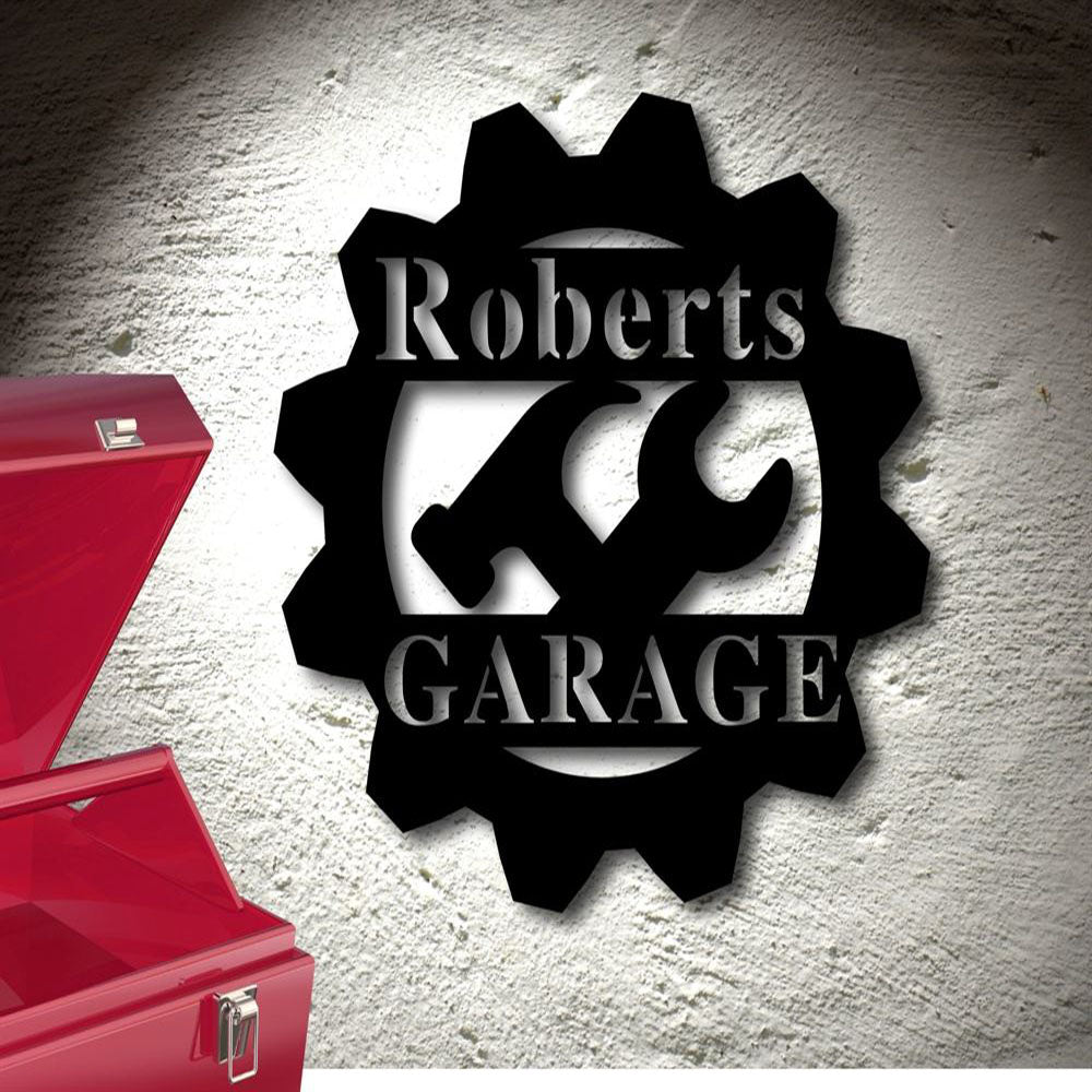 Garage Metal Sign, Custom Metal Sign For Garage, Metal Sign For Mens, Shop Sign For Dad, Garage Sign