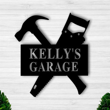 Garage Metal Wall Art, Garage Home Decor, Garage Sign, Home Decor