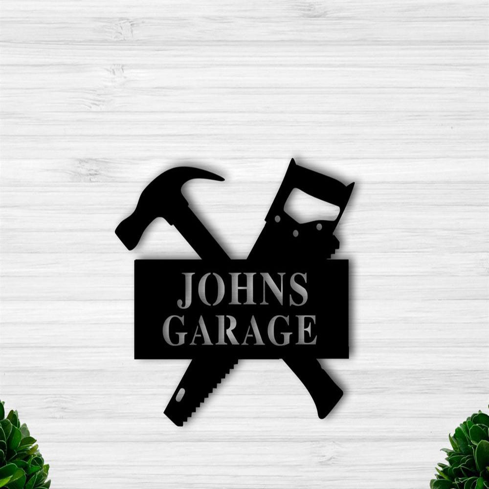 Garage Metal Wall Art, Garage Home Decor, Garage Sign, Home Decor