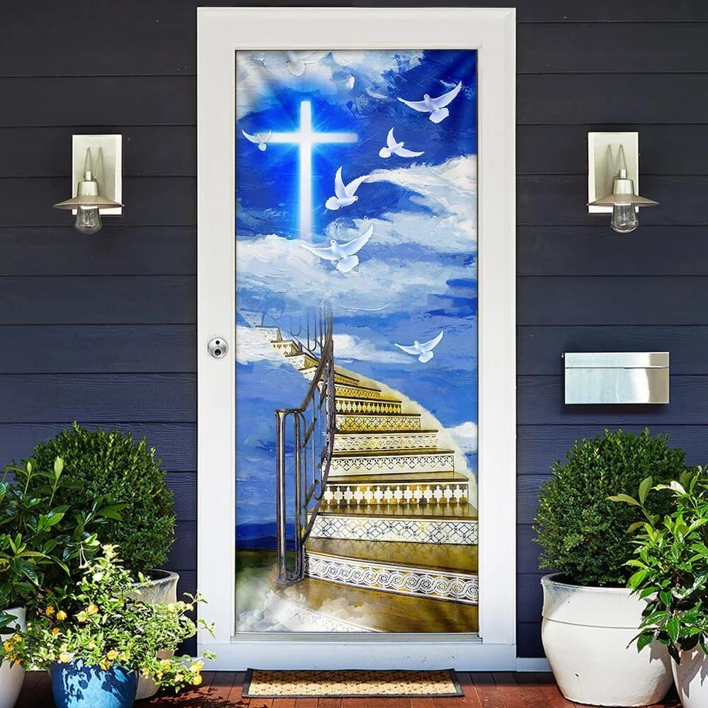 Go To Heaven Jesus Door Cover, Christian Door Decor, Door Christian Church, Christian Door Plaques
