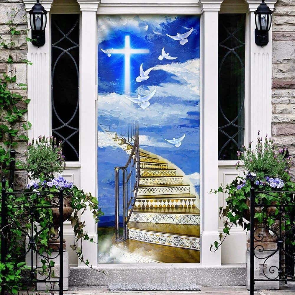 Go To Heaven Jesus Door Cover, Christian Door Decor, Door Christian Church, Christian Door Plaques