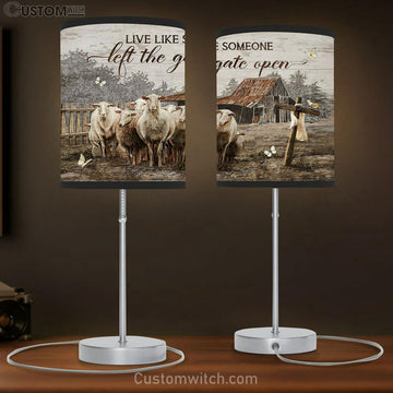 Goat Live Like Someone Left The Gate Open Lamp Gift Table Lamp - Christian Lamp Gift - Religious Art