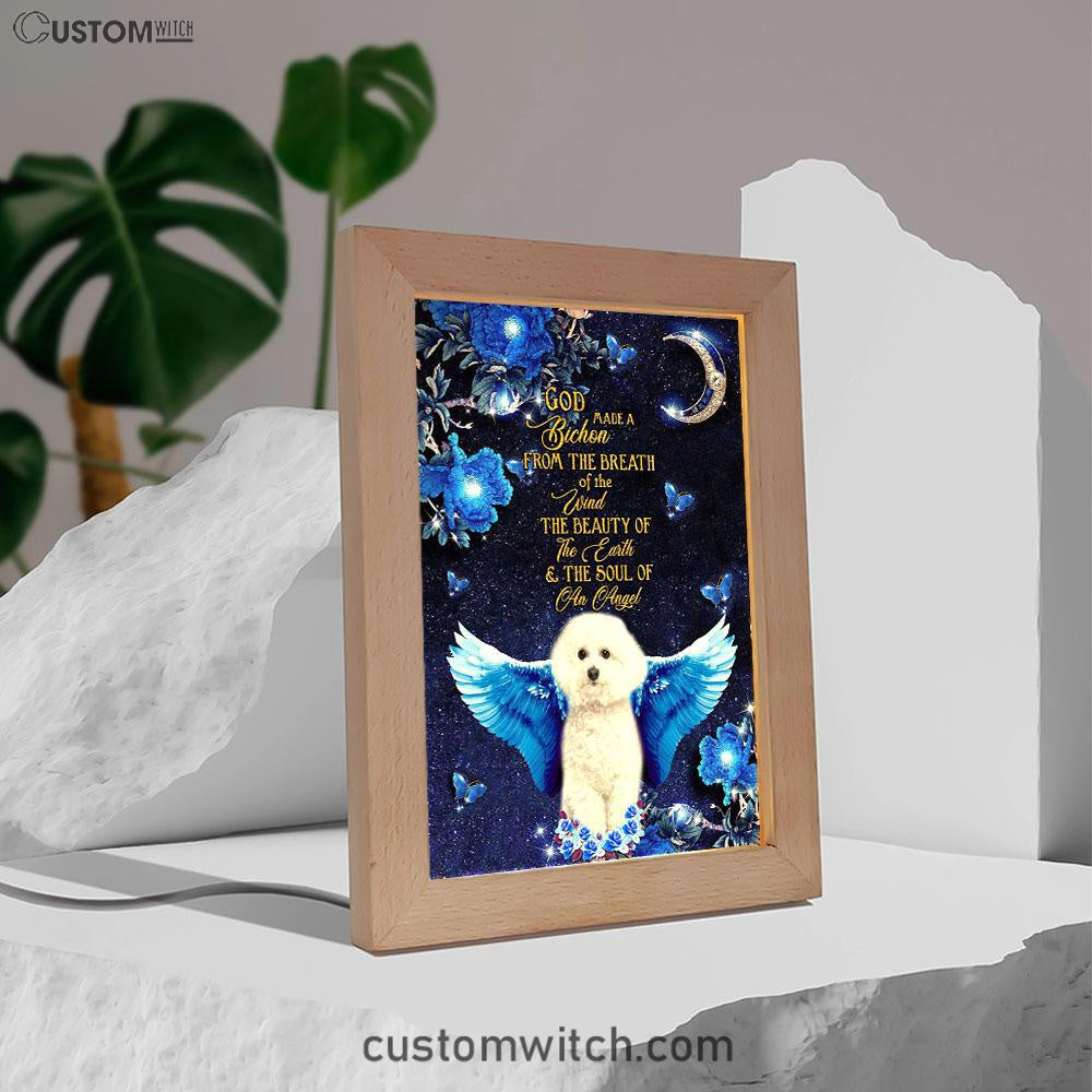 God Made A Bithchon Frame Lamp Art - Christian Frame Lamp - Religious Gifts Night Light