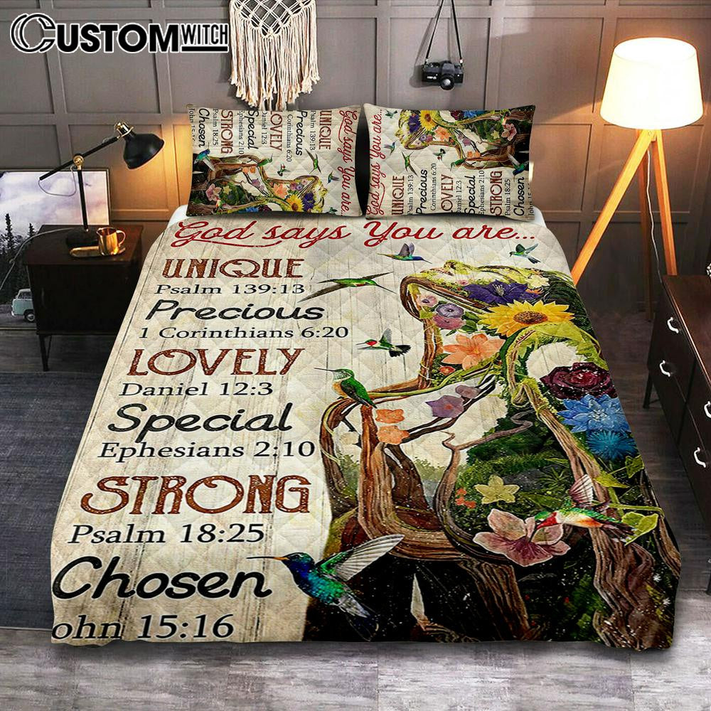 God Say You Are Natural Woman Quilt Bedding Set Bedroom - Christian Cover Twin Bedding Quilt Bedding Set - Religious Quilt Bedding Set Prints