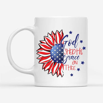 God Shed His Grace On Thee Coffee Mug, Christian Mug, Bible Mug, Faith Gift, Encouragement Gift