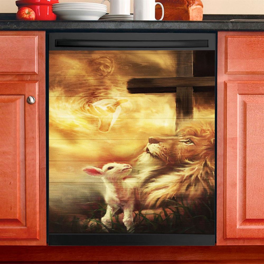 God&#39;s Rules Dishwasher Cover, Kids Bedroom Decor, Christian Kitchen Decor