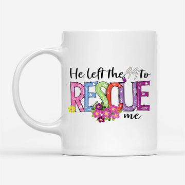 He Left The 99 To Rescue Me Coffee Mug, Christian Easter Gifts, Christian Mug, Bible Mug, Faith Gift, Encouragement Gift