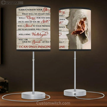 I Can Only Imagine Jesus Hands Table Lamp Gift Christian Lamp Gift - Christian Bedroom Decor
