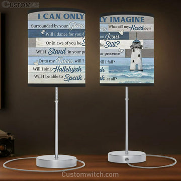 I Can Only Imagine Lighthouse Christian Table Lamp Gift - Christian Bedroom Decor