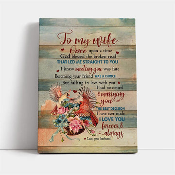 I Love You Forever And Always 2 Canvas, Mother's Day Canvas Art, Gift For Mom, Birthday Gift, Mother's Day Wall Art