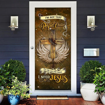 I Need Jesus Door Cover, Christian Door Decor, Door Christian Church, Christian Door Plaques