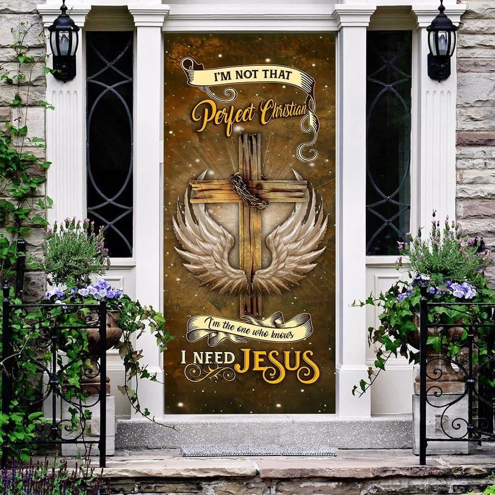 I Need Jesus Door Cover, Christian Door Decor, Door Christian Church, Christian Door Plaques