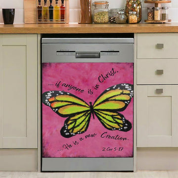 I&#39;m On Team Jesus Dishwasher Cover, Lion &amp; Warrior Dishwasher Stickers, Jesus Kitchen Decor