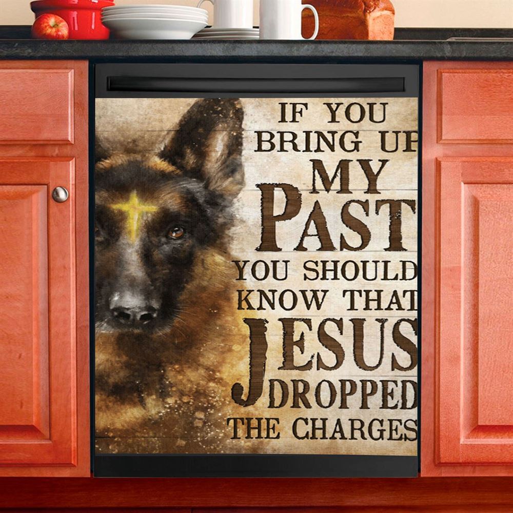 I&#39;m Thankful Every Day Blue Sea Turtle Dishwasher Cover, Bible Verse Dishwasher Stickers, Christian Inspirational Kitchen Decor