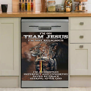 If You Bring Up My Past You Should Know That Jesus Dropped The Charges German Shepherd Dishwasher Cover, Christian Dishwasher Stickers