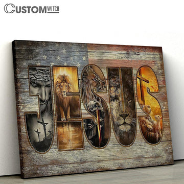 Jesus 4th Of July Canvas Prints - Jesus Christ Canvas - Christian Canvas Prints