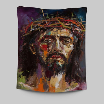 Jesus Art Tapestry Prints - Jesus Tapestry Art - Christian Wall Art Decor