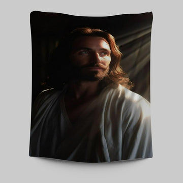 Jesus Christ Art Tapestry Prints - Jesus Tapestry Art - Christian Wall Art Decor