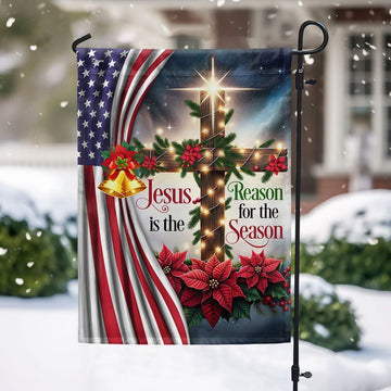 Jesus Christ Christmas Flag Jesus Is The Reason For The Season Flag, Christian Christmas House Flag, Christmas Outdoor Decor Ideas