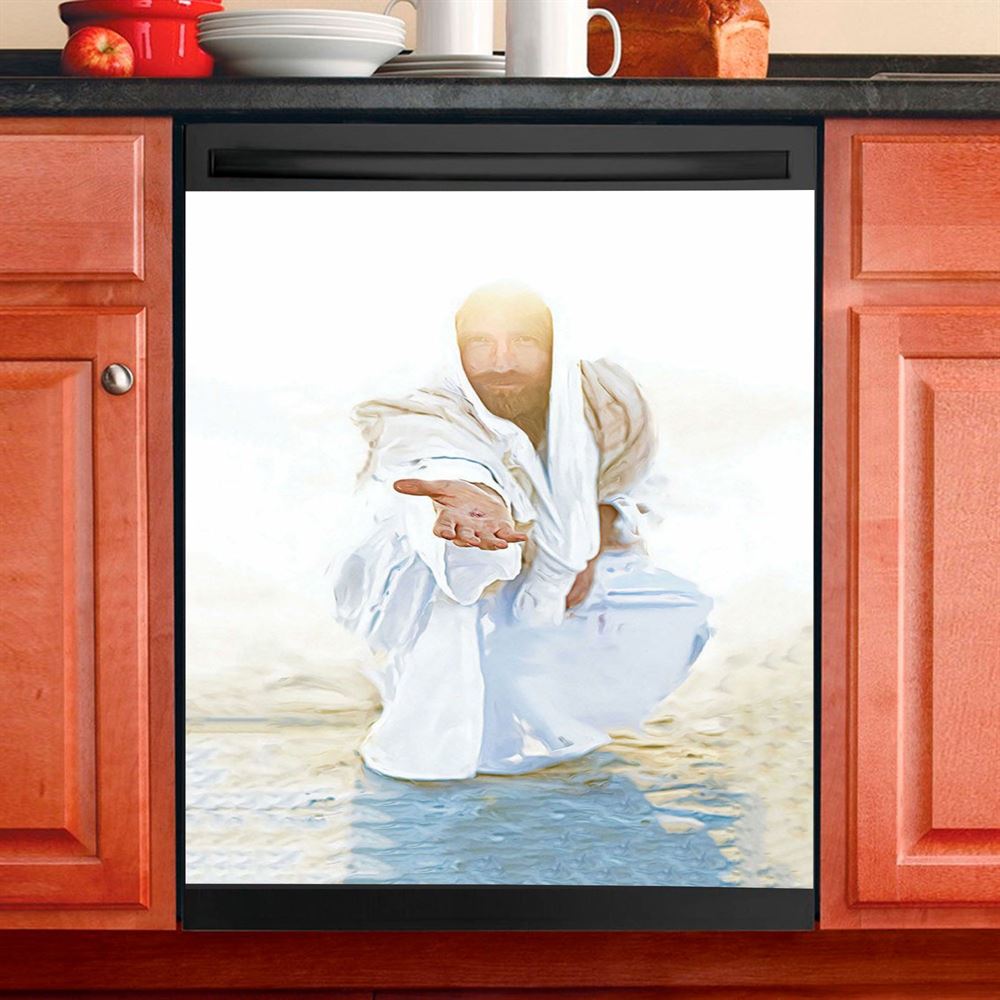 Jesus Christ Dishwasher Cover, Jesus Dishwasher Stickers, Jesus Kitchen Decor