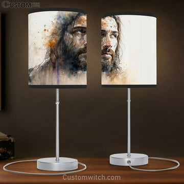 Jesus Christ Pictures Table Lamp Pictures - Faith Art - Christian Table Lamp Gift Decor