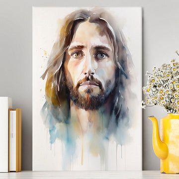 Jesus Christ Portrait Canvas Pictures - Jesus Christ Canvas Art - Christian Wall Art