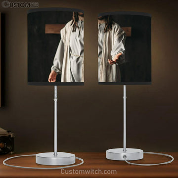 Jesus Christ Reaching Out His Hand Table Lamp Pictures - Faith Art - Christian Table Lamp Gift Decor