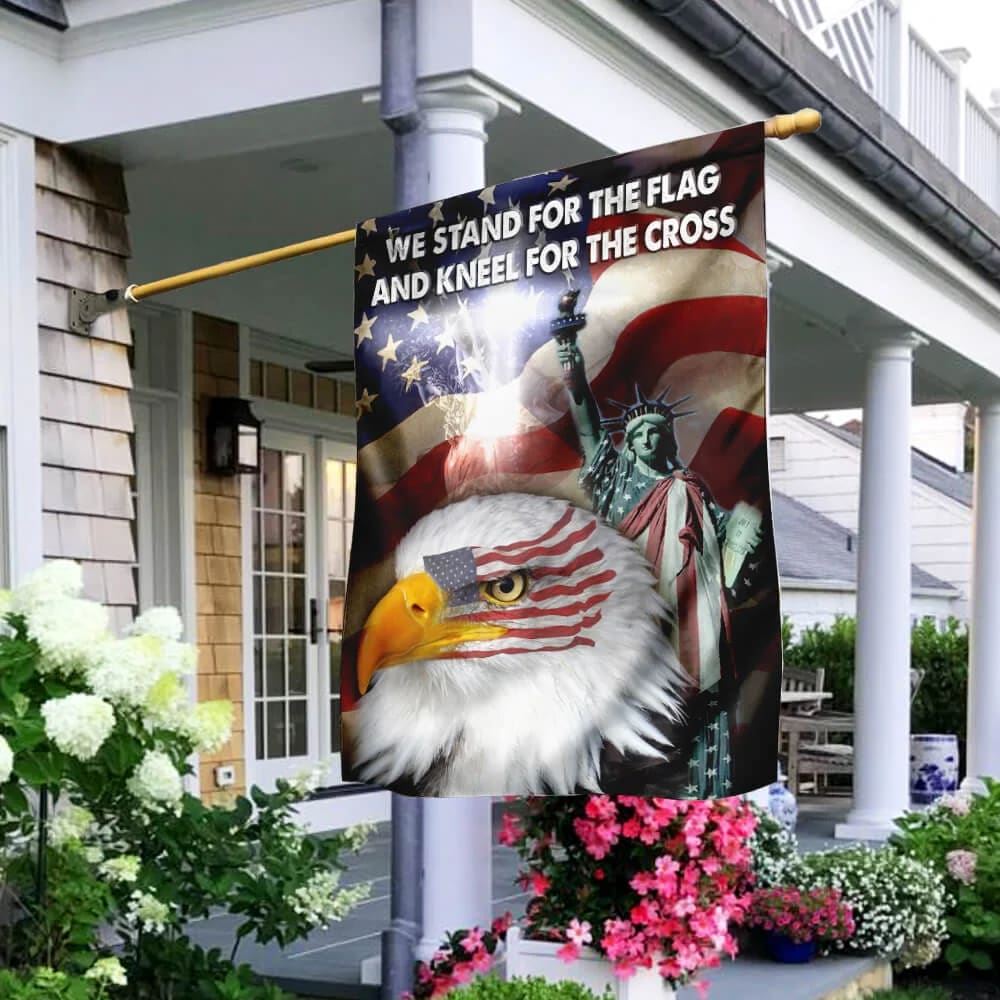 Jesus Christ United We Stand Flag, Outdoor Christian House Flag, Christian Flag, Scripture Flag, Garden Banner